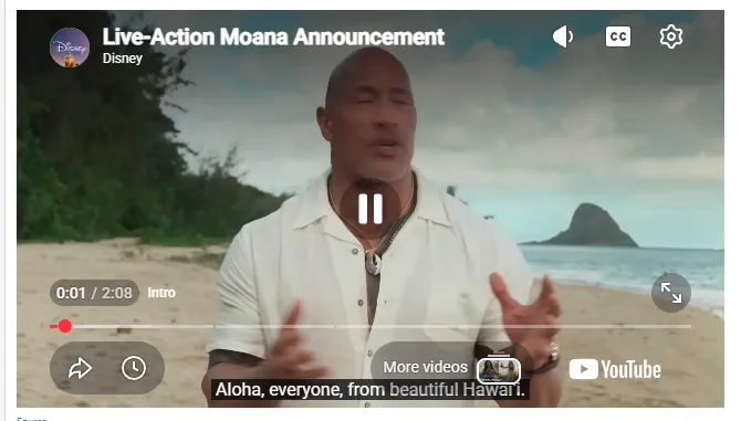 youtube has a new embedded video player it seems.