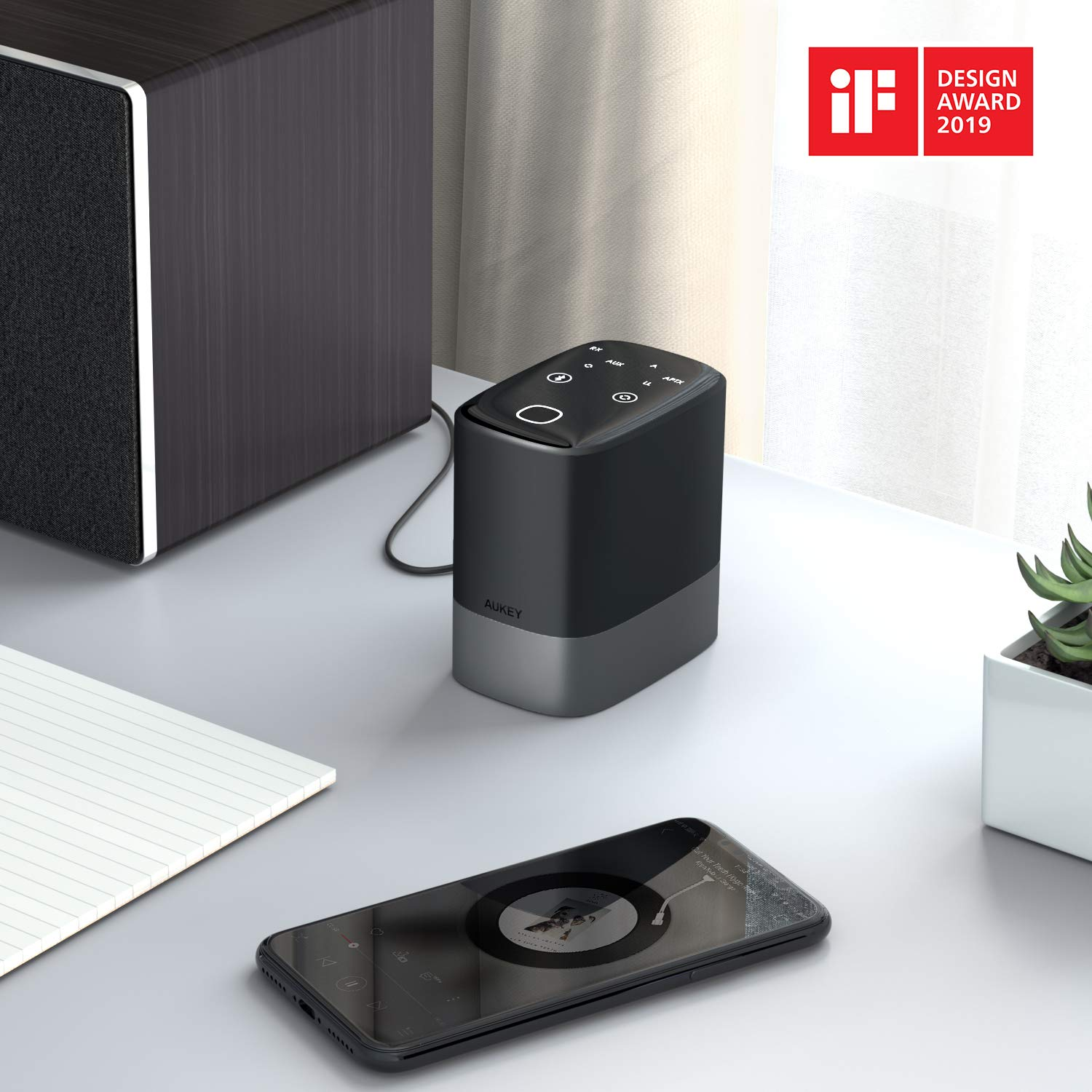 AUKEY BR-O8 Bluetooth 5.0 Wireless Transmitter and Receiver