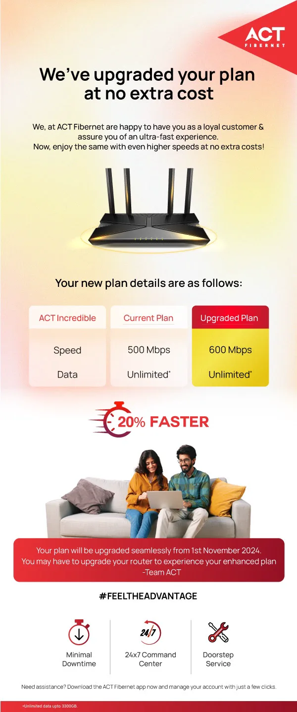 ACT Incredible Upgraded Plan