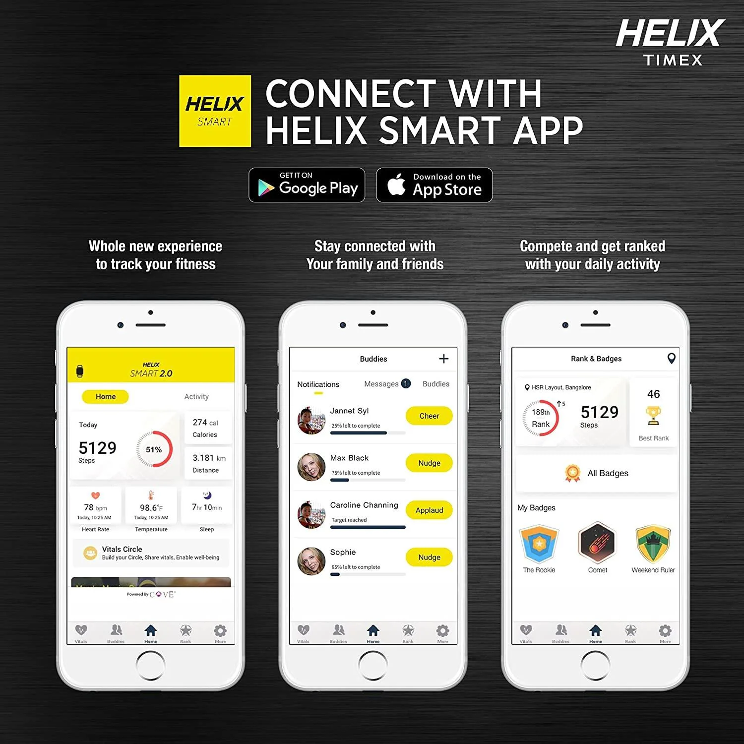 Helix Timex Metalfit