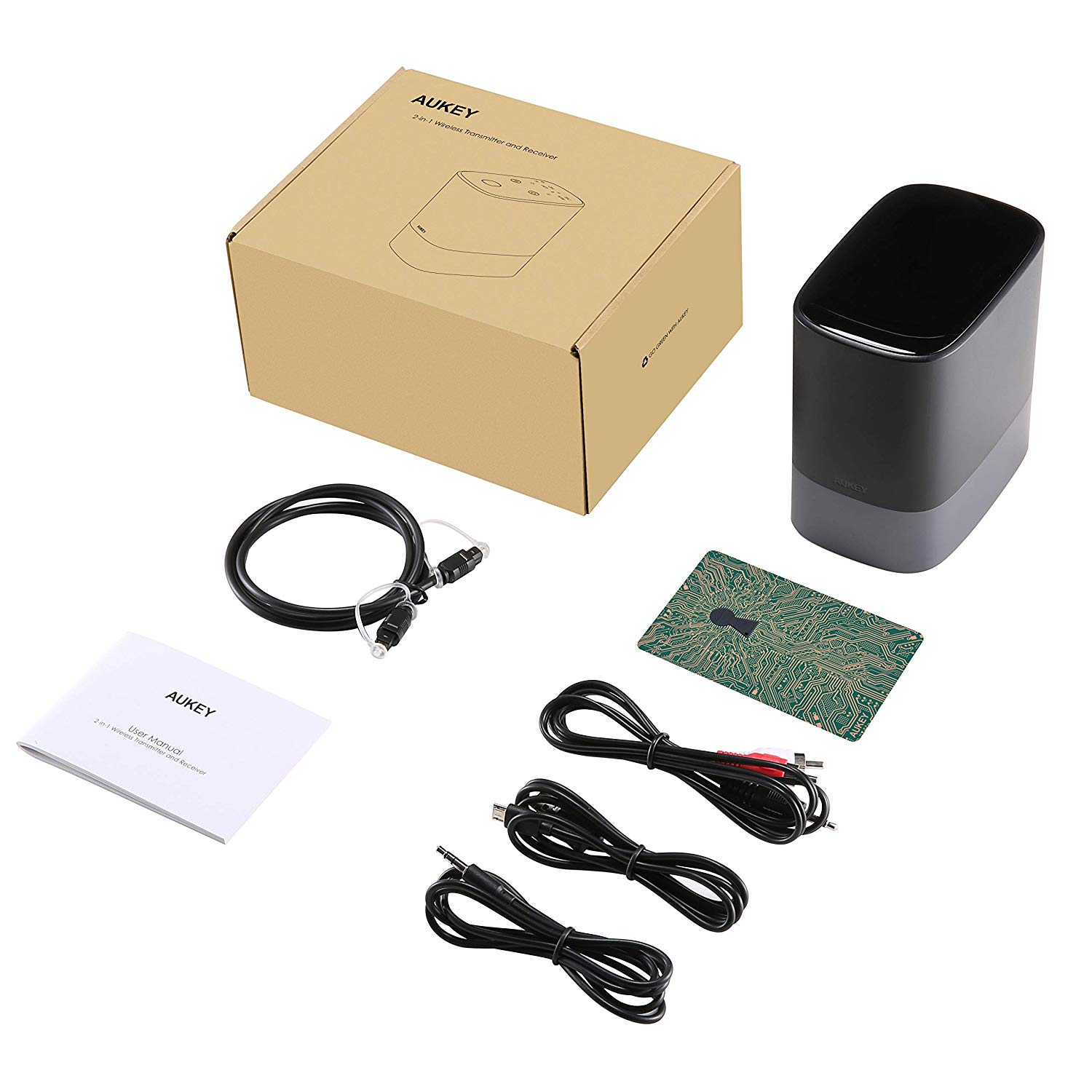 AUKEY BR-O8 Bluetooth 5.0 Wireless Transmitter and Receiver