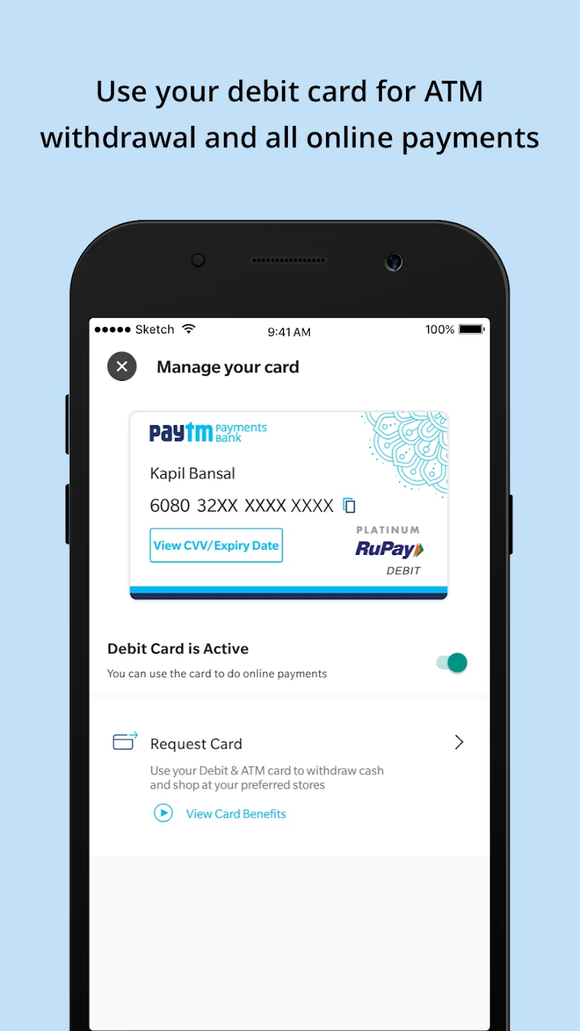Paytm Payments Bank – Manage your Savings Accounts