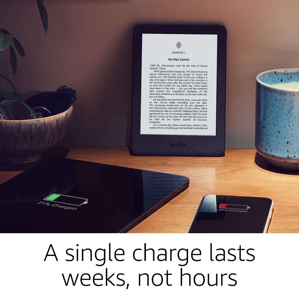 All-New Kindle (10th Gen), 6' Display now with Built-in Light, 4 GB, Wi-Fi for Rs. 7999