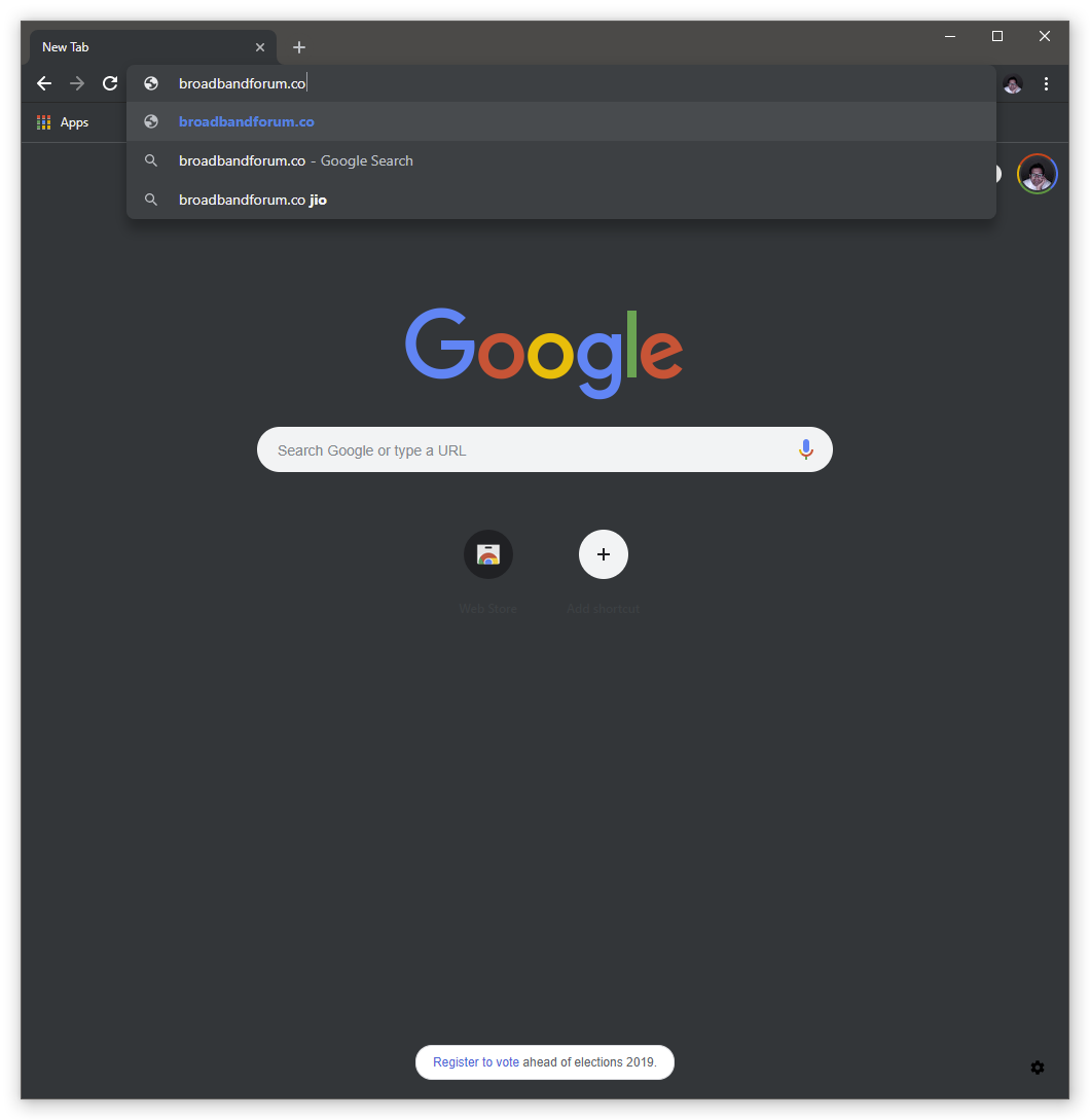 Google Chrome Dark Mode!