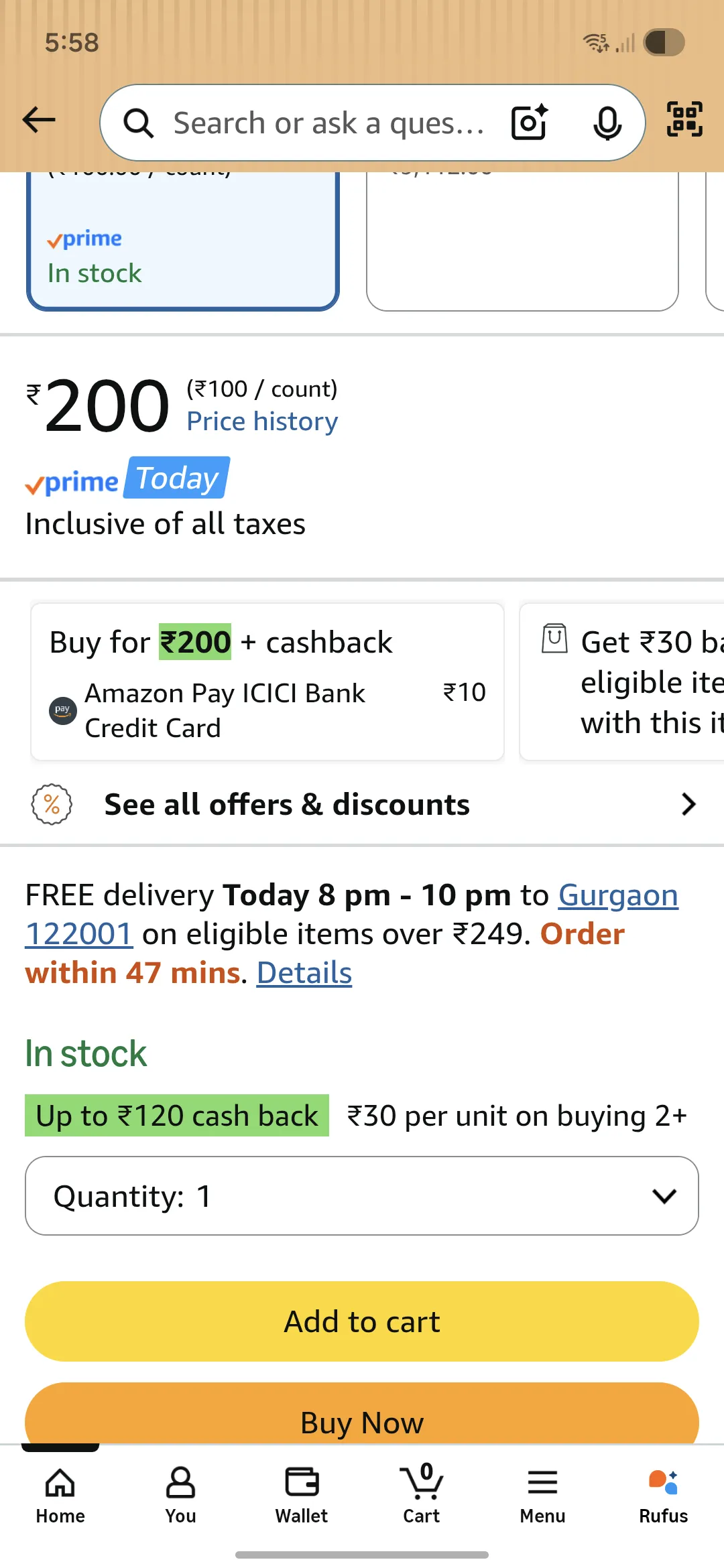 Amazon India charging delivery fee on prime labeled items on prime accounts? (Update: Not yet lol)