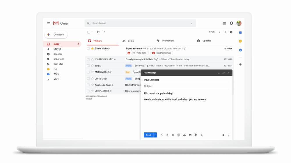 Gmail Smart Compose