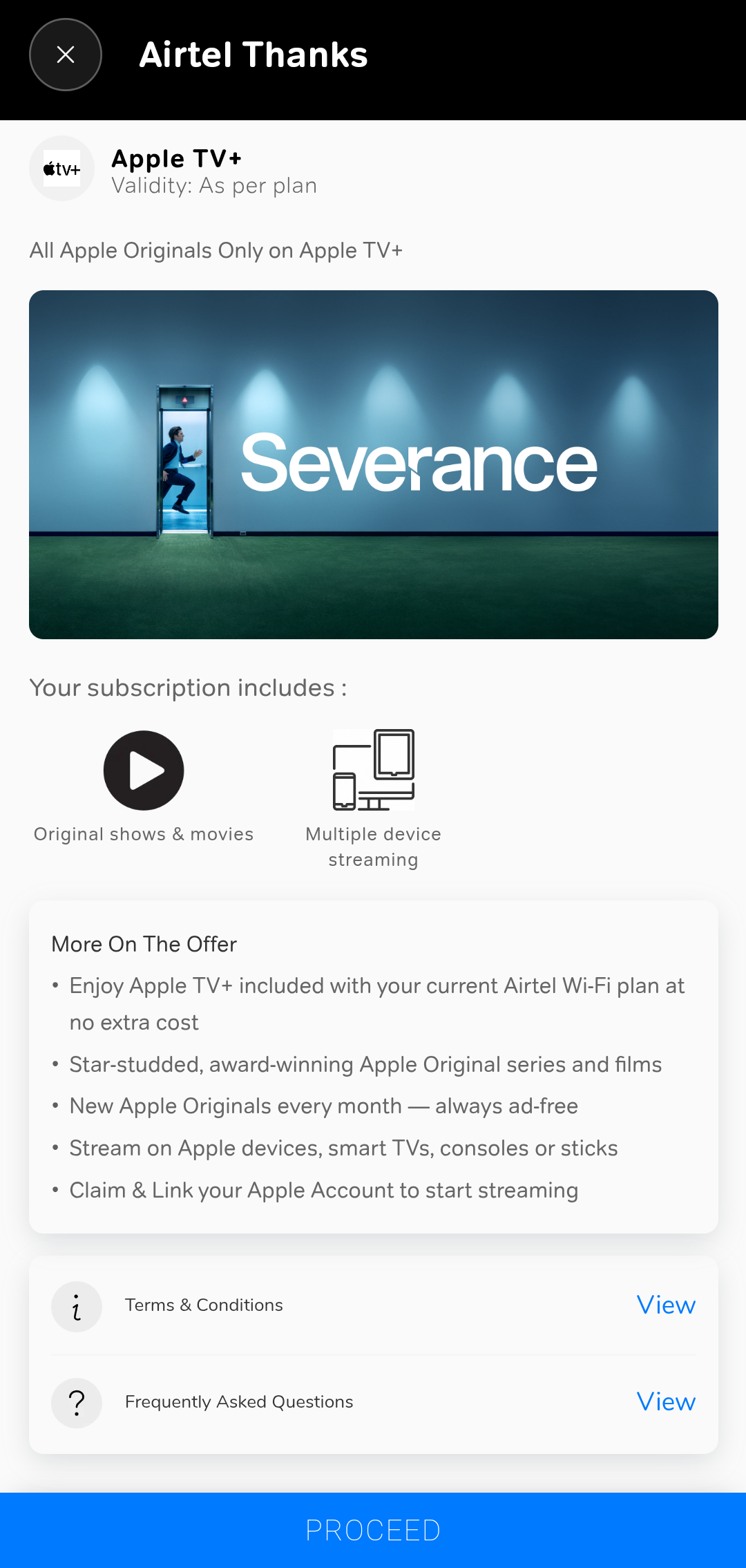 Apple TV+ now included with Airtel Xstream